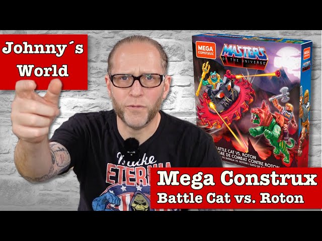 Mega Construx Masters Of The Universe – Battle-Cat Contro Roton Con He-Man E Mer-Man, Set Di Blocchi Costruttivi Per Bambini 8+ Anni