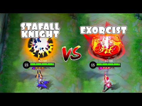 Granger Exorcist VS Starfall Knight Skin Comparison  @a2zei