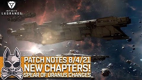 New Chapters/Docking Points; and Spear of Uranus Changes!! 8/4/21 Patch Notes!! || Infinite Lagrange