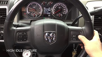 6.7L Ram Cummins. High idle feature, And Exhaust brake downhill