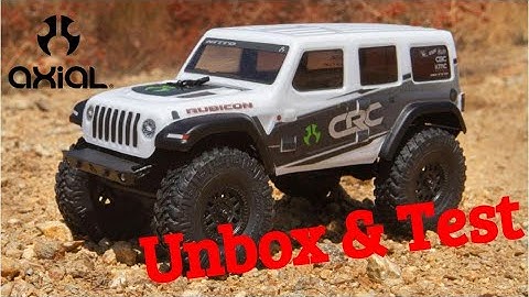 Axial SCX24 Jeep Rubicon | Unboxing and First Test Crawl