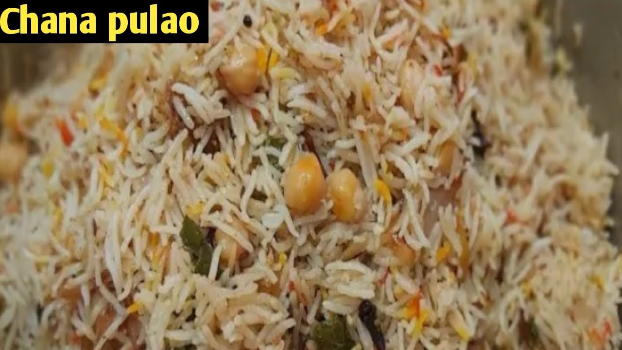 How to make chana pulao recipe|Chana rice|Chana chawal recipe|chickpea ...