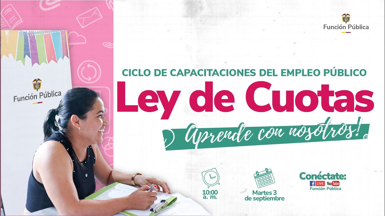 Ley de Cuotas - Ciclo de Capacitaciones del Empleo Público - YouTube