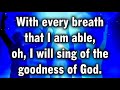 Goodness of god bethel music live  mvl  roncobb1