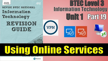 BTEC Level 3 IT - P20 - Using Online Systems (Cloud Again)