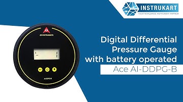 AI-DDPG-B Digital Differential Pressure Gauge | Battery operated Dp Gauge | Instrukart