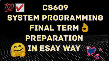 cs609 lecture 41 || cs609 final term preparation ||  cs 607 Short lecture #vushortlecture #cs609