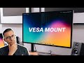 Studio display vesa mount setup  the good the bad  the vesa mount