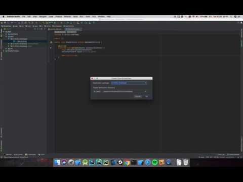 Android Studio - code creation/refactoring example - YouTube