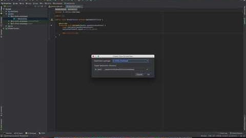 Android Studio - code creation/refactoring example