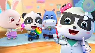 Five Little Babies Eating Lollipops | The Dentist Song | Kids Song | Kids Cartoon | BabyBus