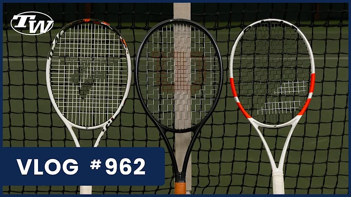 Best Light & Maneuverable Tennis Racquets (great platform frames) plus string suggestions - VLOG 962