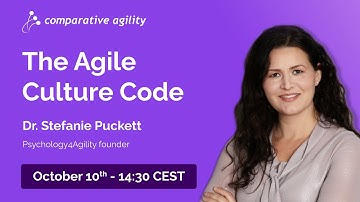 The agile culture code with Dr. Stefanie Puckett