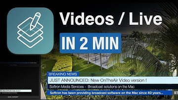 6 - Working With Image, Video, and Live Items in OnTheAir CG