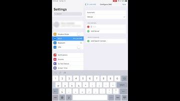 How to configure iPad to use the Unlocator SmartDNS