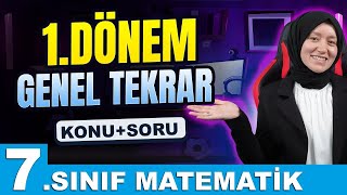 7. Sınıf Matematik 1. Dönem Genel Tekrar | Yeni Nesil Sorular & Konu Anlatımı (PDF’li)