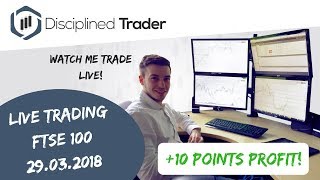 Live Day Trading (Indices/Forex) -  29th March 2018 - Adapt To Your Analysis