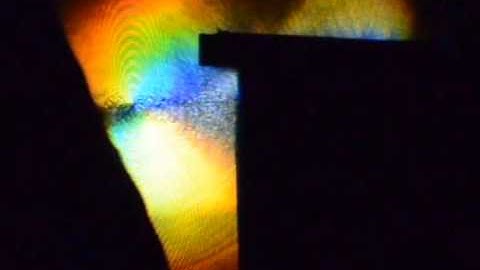 Flow Studies using custom Schlieren Setup_Wooden Door