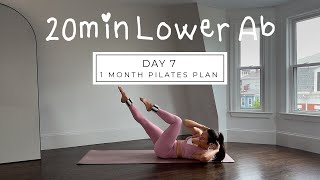 Download Lagu DAY 7 - 1 MONTH PILATES PLAN // 20MIN toned lower ab \u0026 waist || madeleineabeid MP3