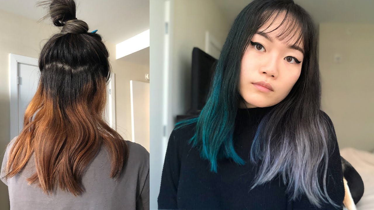 i dyed my hair with arctic fox aquamarine and periwinkle... this is what happened // REVIEW