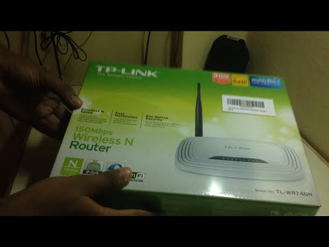 TP-LINK TL-WR740N ROUTER UNBOXING...