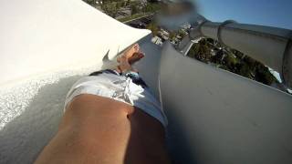 Taboo Tower Escape Chute POV Six Flags Hurricane Harbor Valencia CA