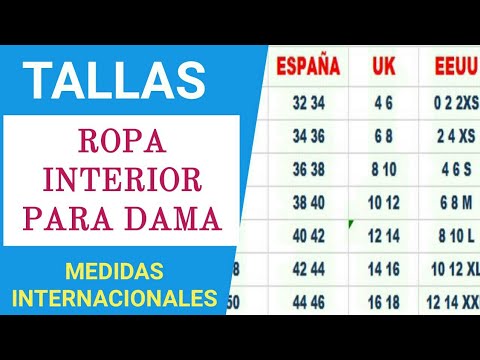 Ropa - TALLAS Y MEDIDAS UNIVERSALES - YouTube
