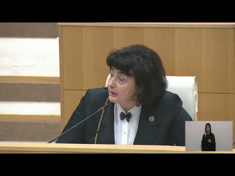 27 მაისი, 2020 წელი, საგაზაფხულო სესიის პლენარული სხდომა.  ნატო ჩხეიძის კითხვა პრემიერ გახარიას