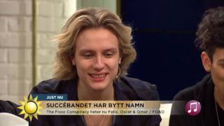 Pojkbandet har bytt namn - här är FO&O - Nyhetsmorgon (TV4)