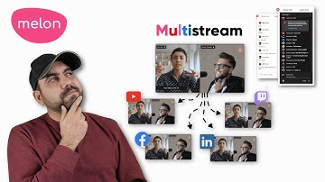 How to Stream to Facebook LIVE, YouTube LIVE, Twitch, Discord with Melon