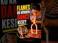 Aisa kyun hua? Flame straw ki taraf kyu jhuki? 🔥🔥 #science #experiment #shorts