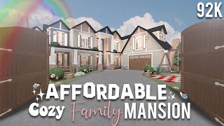 Affordable Cozy Family Mansion | Welcome to Bloxburg (no advanced placing) no large plot