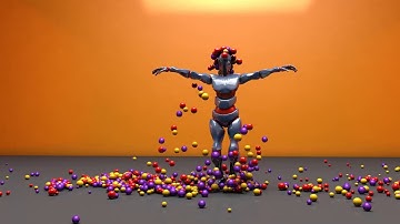 CINEMA 4D  Dancing Character Animation by  iDMENTAL