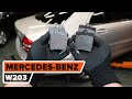 How to change rear brake pads on MERCEDES-BENZ W203 C-Class [TUTORIAL AUTODOC]