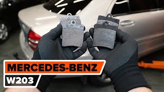 Fitting Brake pad MERCEDES-BENZ C-CLASS (W203): free video