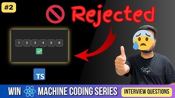 OTP Input | Win Machine Coding Interview in React | react machine coding questions #reactjs #coding