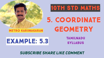 10th Std Maths Example 5.3 If area of Triangle A(-1,2), B(k,-2) and C(7,4) is 22 sq units find k
