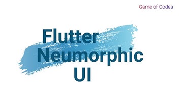 Neumorphic UI Made Easy - Flutter - Clay Package - SpeedCode
