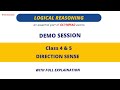 Logical reasoning Demo session for Grade 4 and 5