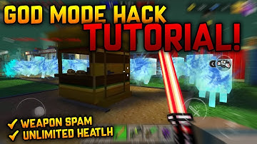 How To Get God Mode In Pixel Gun 3D! (Unlimited Health & Weapon Spam)