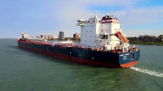 Algoma Intrepid passing Detroit for the first time.