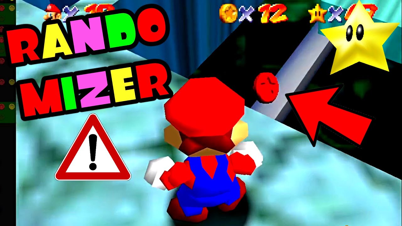 Super Mario 64 Randomizer DANGER 100% Walkthrough Random Seed B #63 ...
