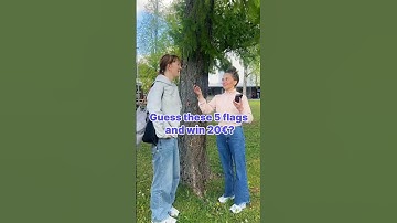 can you name these 5 country’s flags? Flag quiz ⛳️ #challenge #flagquiz #streetinterview #interview