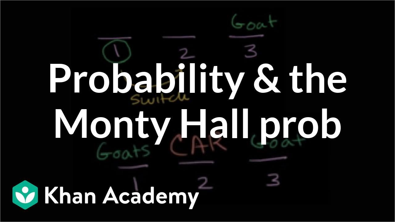 The Monty Hall Problem Video Khan Academy