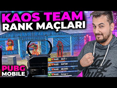 KAOS TEAM RANK MAÇLARI / PUBG MOBILE