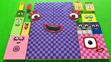 Looking for Numberblocks Puzzle Tetris NEW 1169 Space ASMR! Numberblocks Satisfying Video