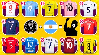 GUESS THE PLAYER BY COUNTRY + CLUB + JERSEY NUMBER | Ronaldo, Messi, Neymar, Haaland | Tiny Football