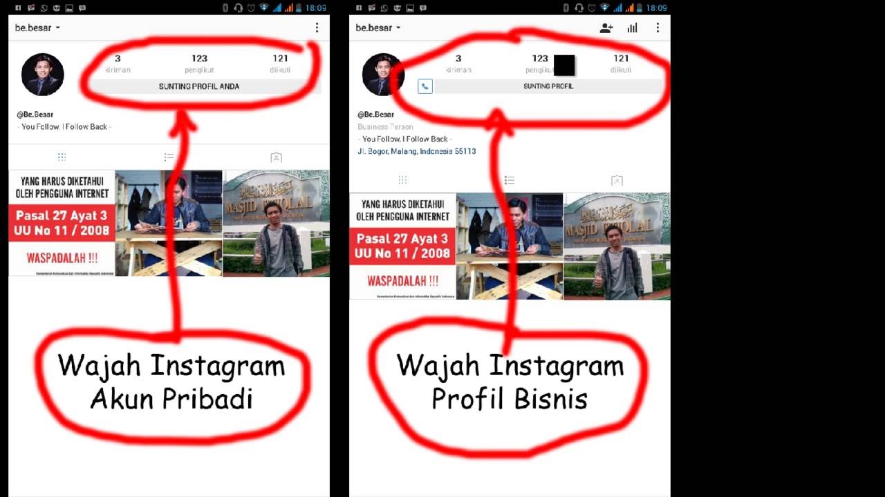 Cara Merubah Instagram Dari Akun Pribadi Menjadi Profil Bisnis YouTube