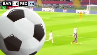 🔴Barca vs PSG highlights  Mbappe penalty goal, Dembele goal, Vitinha goal and Raphinha goal22