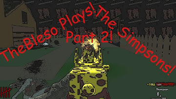 Call of Duty: World at War CUSTOM ZOMBIES THE SIMPSONS!!! PART 2!!!